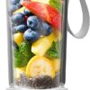 Portable Blender for Smoothies and Shakes, Mini Personal Juicer Machine for Travel, 16.9 oz, 40 Seconds Auto Shutoff, 3 Seconds No-Load Protection, Suitable for Most Vegetables and Fruits