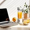 Portable Blender for Smoothies and Shakes, Mini Personal Juicer Machine for Travel, 16.9 oz, 40 Seconds Auto Shutoff, 3 Seconds No-Load Protection, Suitable for Most Vegetables and Fruits