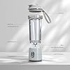 Portable Blender for Smoothies and Shakes, Mini Personal Juicer Machine for Travel, 16.9 oz, 40 Seconds Auto Shutoff, 3 Seconds No-Load Protection, Suitable for Most Vegetables and Fruits